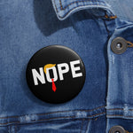 Nope-Vote Pin Buttons